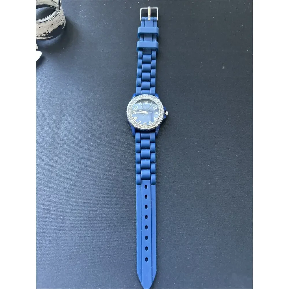 Geneva Navy Blue Dial And Band Women’s Quartz Watch